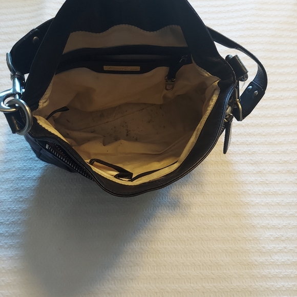 Kenneth Cole black leather bag - Picture 2 of 2